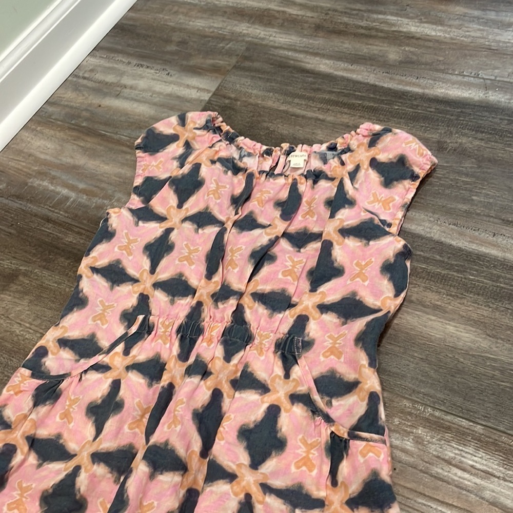 Crewcuts pink batik print dress - Picture 2 of 6